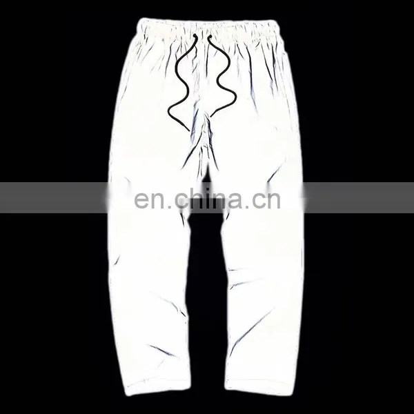 HuaLi Textile Hivisibility Silver Gray Eco-friendly Reflective Polyester Fabric photo-3