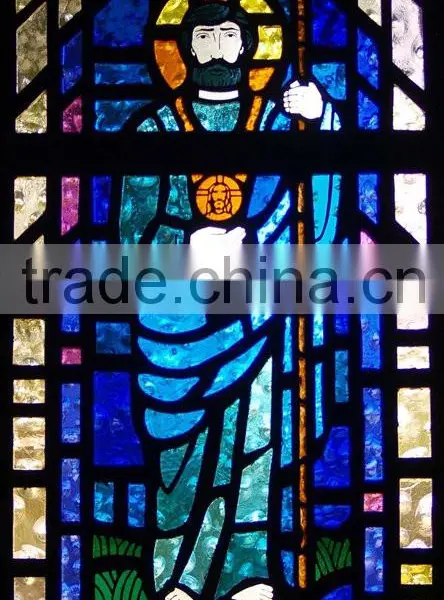 Stained Glass of Church Pattern for Interior or Exterior Decoration photo-4
