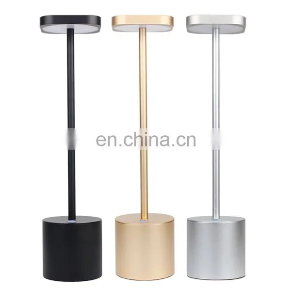 Wholesale Modern Design Battery Usb Rechargeable Led Waterproof IP54 Outdoor Restaurant Dinner Table Lamp photo-2