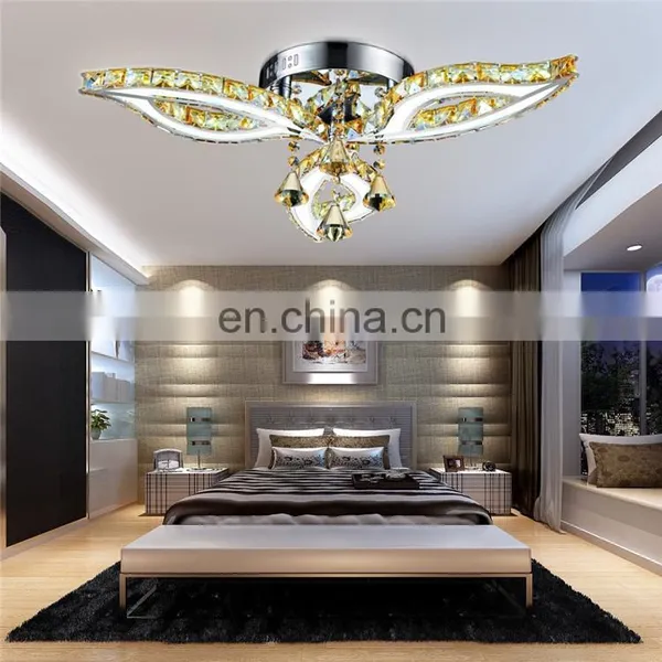 Factory Price Hot Sale Led Fancy Crystal Ceiling Light for Living Room photo-5