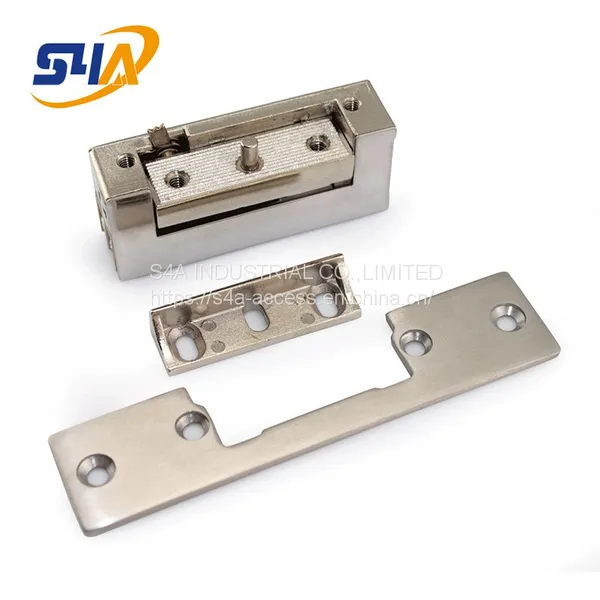 DC12V Narrow-Type And Adjustable Electric Strike Door Lock 90 Degree Swinging Door photo-3