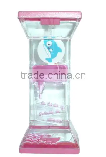 Custom LOGO Giant Oil Hourglass , Liquid Hourglass Timer, Gel Table Clock photo-2
