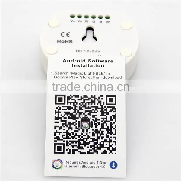 Smart RGB/W LED Strip Light Bluetooth LED Controller With Multilingual Android & IOS APP, Support Disco Mode and Camera Colorpix photo-5