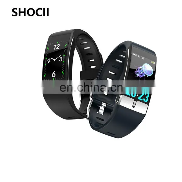 P68 Waterproof PPG ECG Smart Wristband Fitness Tracker E66 Body Temperature Bracelet Wristband Sport Digital Health Smart Watch photo-5