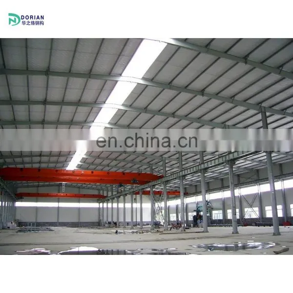 Public Prefab Houses Pre Engineered Steel Buildings Warehouse Storage With Steel Rack photo-3