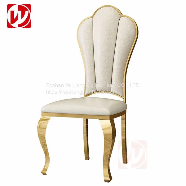 Modern Hotel Restaurant Furniture Green Velvet Silver Stainless Steel Banquet Chair Dining Chairs photo-5
