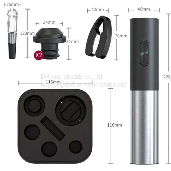Red wine Electric Bottle Opener Base set gift Box Portable red wine wine set electric bottle opener set（Wechat:13510231336）