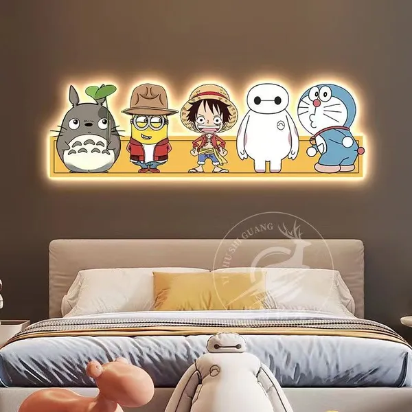 LED Cartoon Animation Atmosphere Children's Room Bedside Decoration Painting21