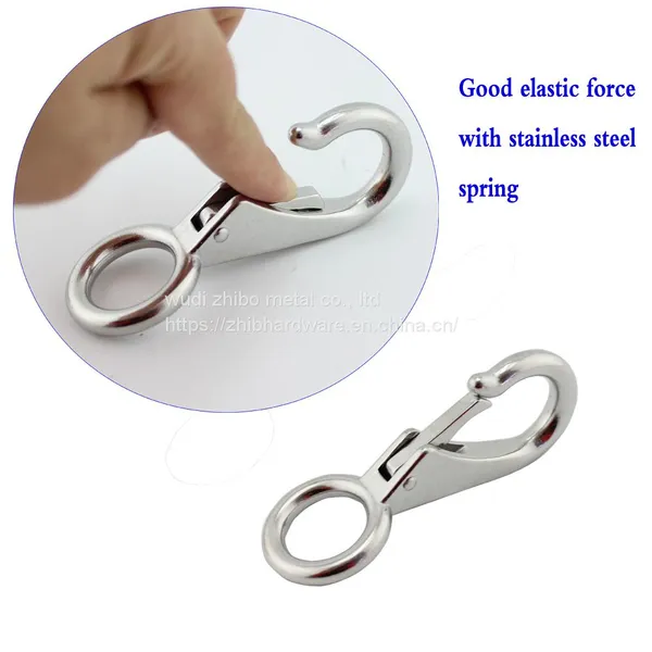 Marine Hardware 304/316 Stainless Steel Fixed Eye Snap Hook photo-2