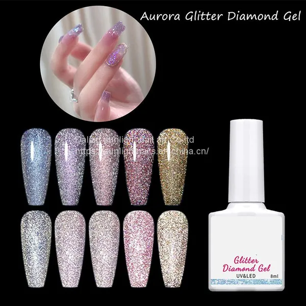 Filling Nail Art Mirror Metal Glue, Silver Super Bright French Painting Hook Edge, Color Painting, Phototherapy Nail Oil Glue photo-2