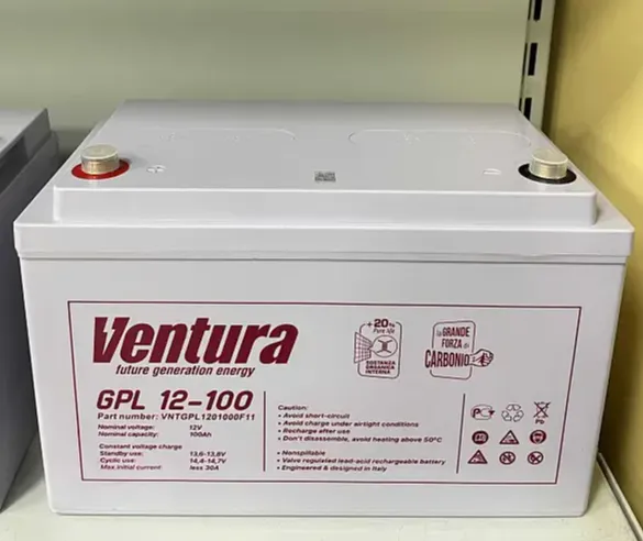 Ventura Gel Battery12V80Ah GPL 12-80 Cleaning Equipment Battery photo-2