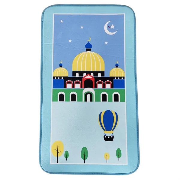 Hot Sale Prayer Rug China Manufacturer Anti-slip Prayer Mat Muslim Turkish Sajadah High Quality 100%polyester Prayer Mats