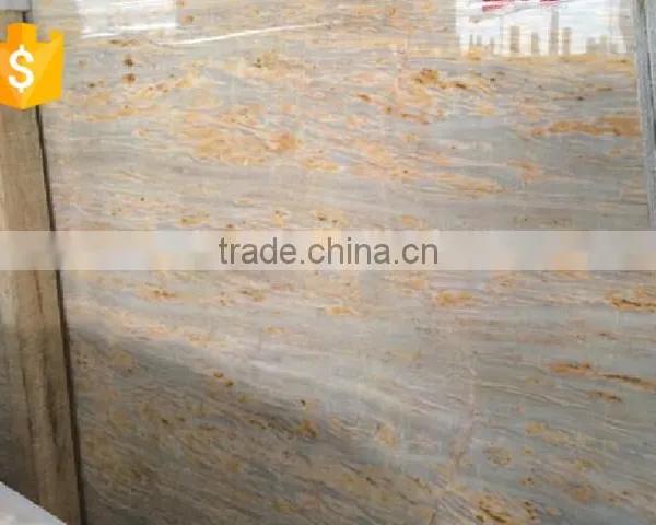 Unique Design Wholesale Polished Jade Yellow Marble Slabs photo-3