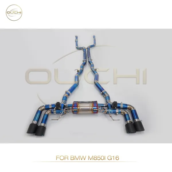 Exhaust Titanium Catback for BMW M440I G22/M550i G30/ 650i F13 N63/M850I G16 Electronic Valve High-performance Automotive Exhaust Parts photo-5