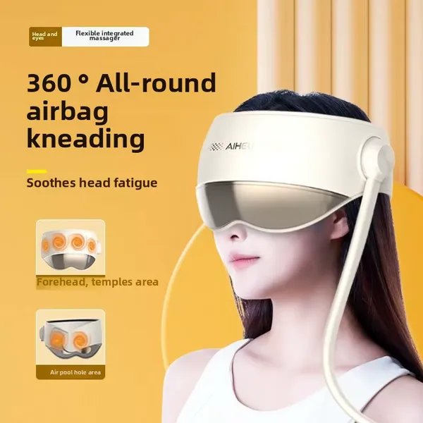 Air Compression Head & Eye Massager Helmet | Heated Sleep Therapy Cap | OEM/ODM Manufacturer