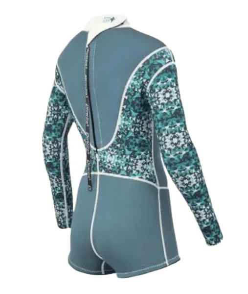 Sexy Super Shorty Longarm Shorty Wetsuit Long Sleeve Shorty Wear photo-2