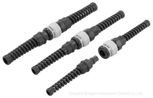 Japanese Nitto Quick Connector Female Connector, Polyurethane Air Pipe Connector With Kink Protection Ring ha - 65sng photo-2