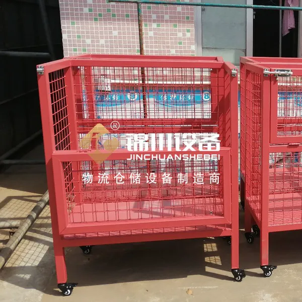 Collapsible Metal Storage Cage for Heavy-Duty Pet Supplies Transport