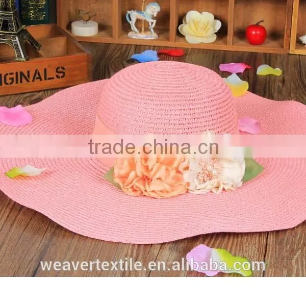 Fashion Floppy Folding Women Girl Summer Sun Hat Straw Beach Wide Large Brim Cap Quality Choice