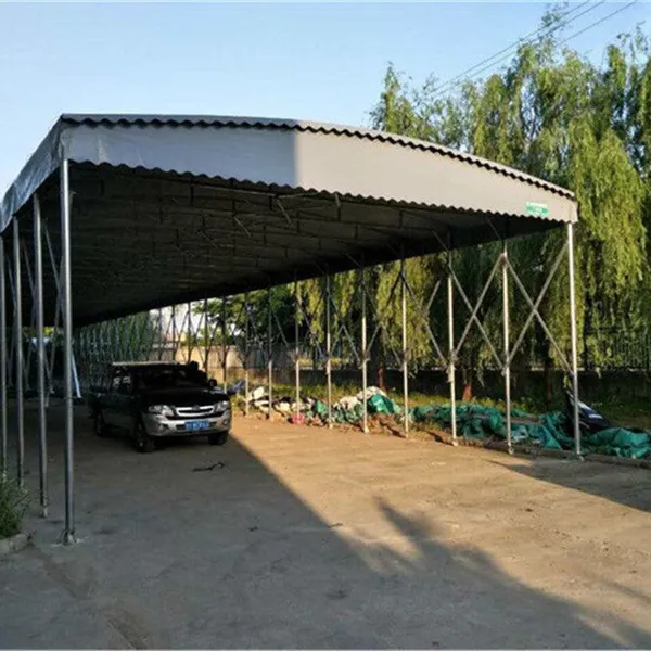 Warehouse Canopy With Surrounding Cloth, Foldable Electric Retractable Awning Manufactured by Factory. photo-5