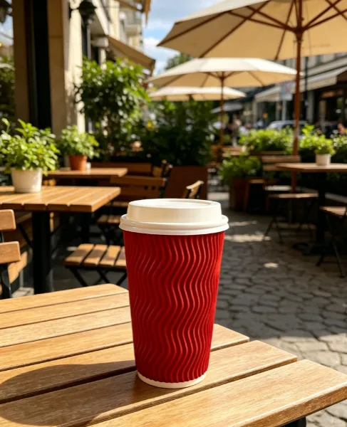 KraftRipple Natural Insulated Café Paper Cups photo-4