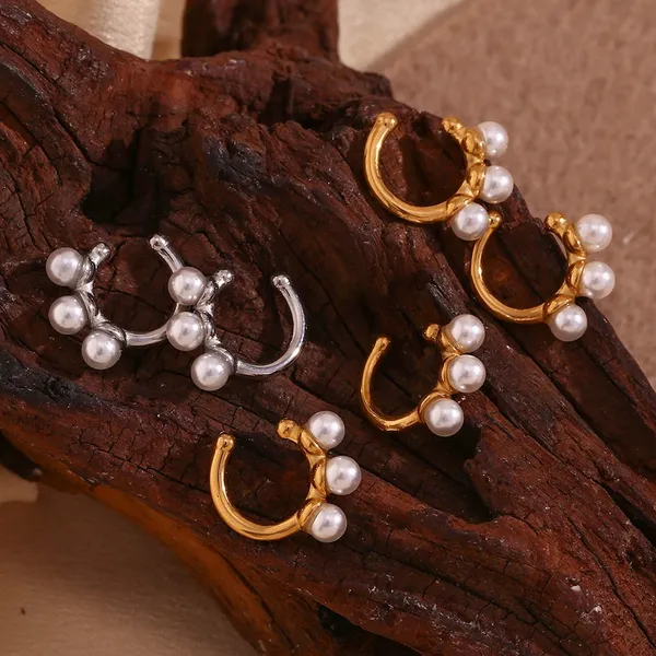 Aretes de acero inoxidable dorados con recubrimiento de oro real 18K resistentes a la oxidación. Proveedor al por mayor