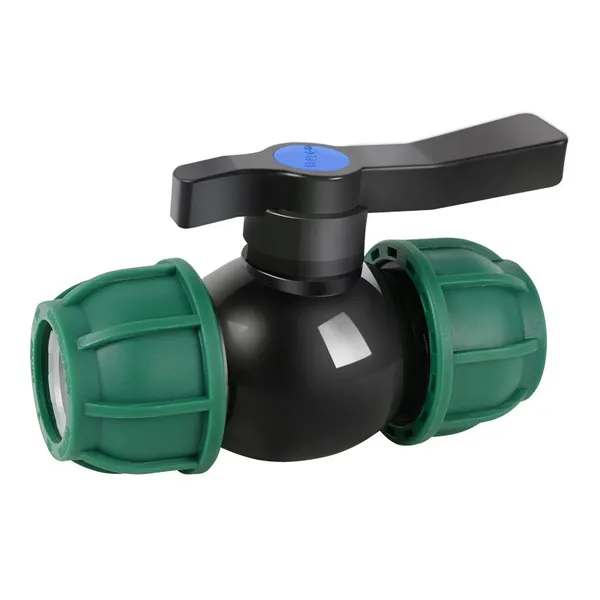 High-quality PP Compression Fittings PN16, Ball Valves, Tees, Elbows, Available in Five Colors - LRITEO photo-2