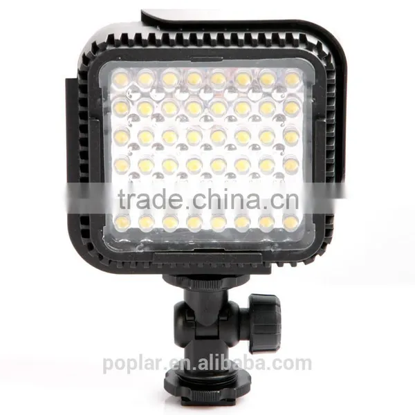Poplar CN-LUX480 48 LEDs Video Light Photo Lamp for Canon Nikon Camera Video Camcorder 5600K/ 3200K photo-3