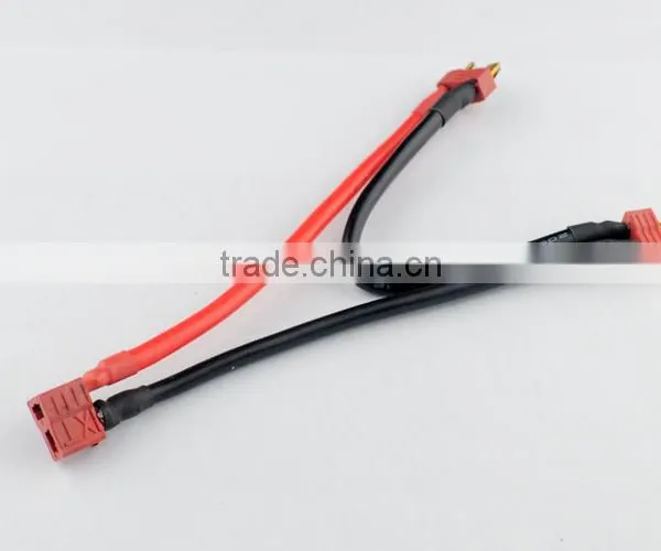 T Plug Wire Switch Cable Connector 1F & 2M 12AWG Soft Silicone Wire photo-3
