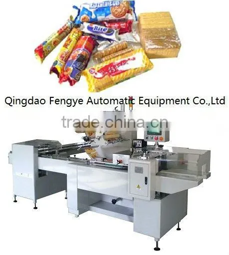 No Plastic Tray Biscuit Wrapping Machine/Flow Packaging Machine