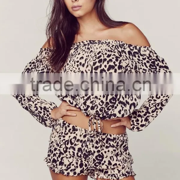 2016 WOMEN GYPSY TOP AND SHORT TWO PIECES SET photo-2