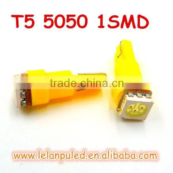 Factory Price!! T5 5050 1smd Car Interior Light Car Instrument Lamp photo-5