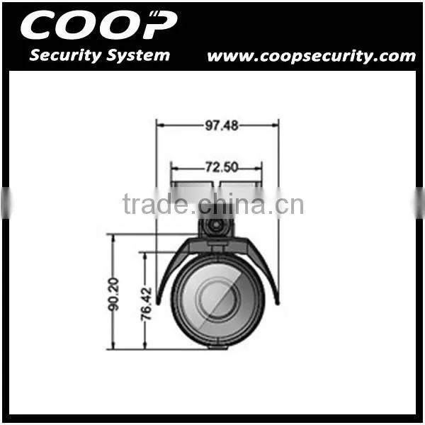 Waterproof Outdoor Security AHD Cameras IR 60M OSD 800TVL HD 720P Bullet AHD Camera photo-3