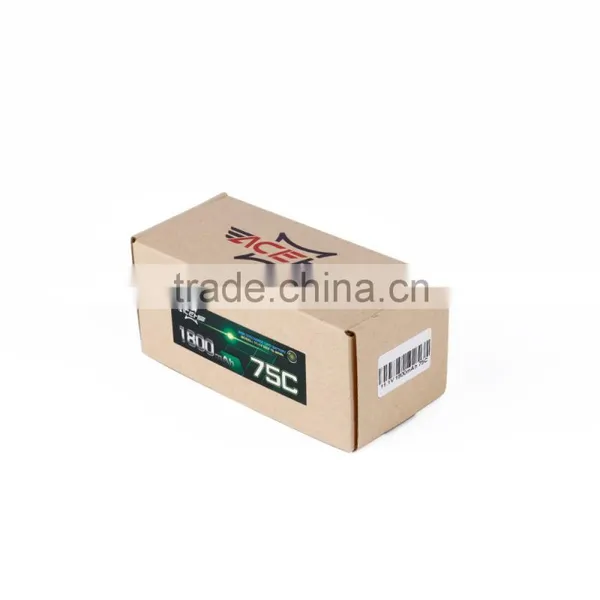 ACEHE 11.1V 1800mAh 75C Capacity High Rate Lipo RC Battery photo-6