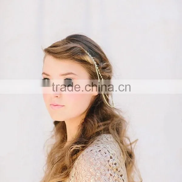 Wholesale Hot Selling Fashion Jewelry Hair Head Beading Chain photo-4