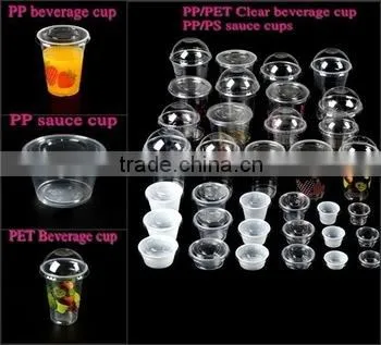 700ml PET and PP Transparent Disposable Plastic Cups With Dome and Flat Lids photo-6