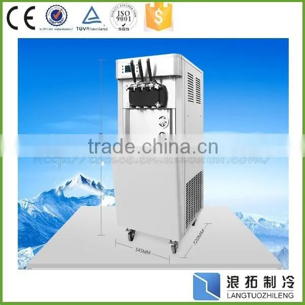 2015 New Type Soft Ice Cream Maker With Cone Tray