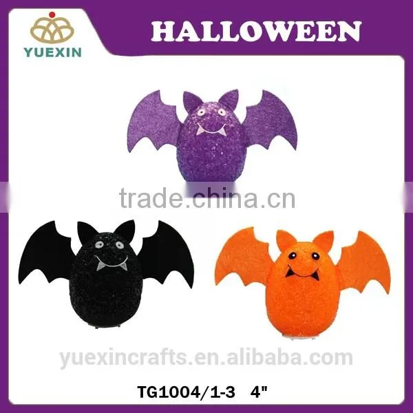 Promotional Halloween Gift Plastic Bats With LED Light
