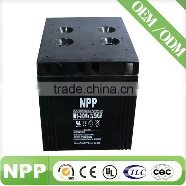 2v2000ah NPP Long Life Solar Battery for Street Lamp photo-2