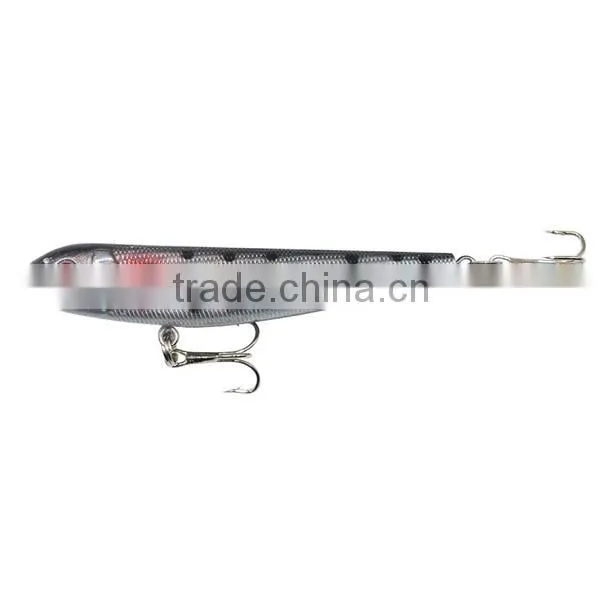 CH14QB1 High Quality Minnow Pencil Bait Bass Pike Hard Fishing Lure photo-2