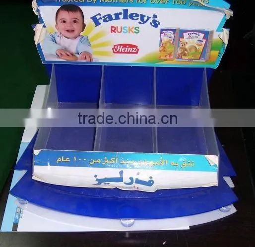 Best Price Vacuum Forming Plastic Product Advertising Display Tray For Supermarket Promotion photo-5