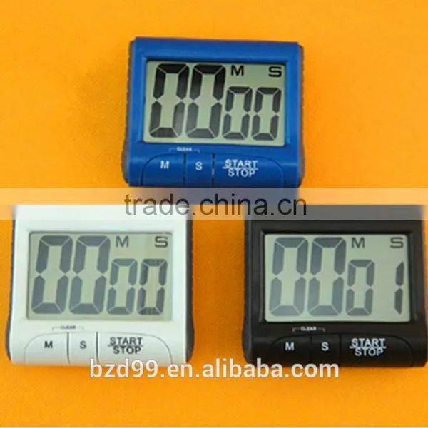 Multi-functional Universal 1-99 Mins Countdown /Up Large Display Digital Battery Power Timer Switch With Standing Clip Magnet photo-2