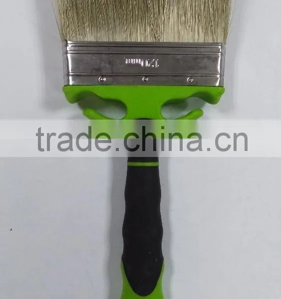 Plastic Bristle Wall BrushPET Bristle Ceiling Brush With Rubber Handle photo-2