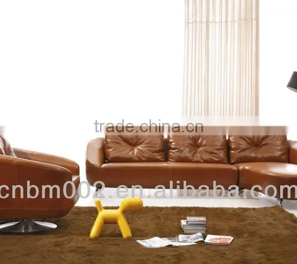 2014 New Modern Leather Sofa Set Imported Leather and China Leather