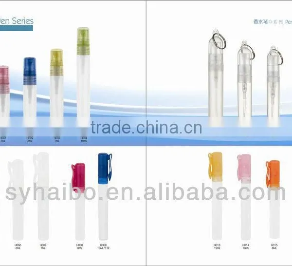 Plastic Perfume Spray Pen/bottle
