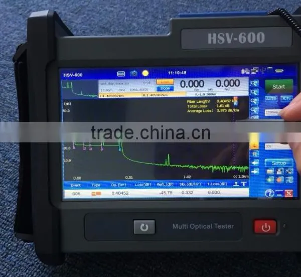 Mini Handheld FTTH OTDR HSV-600 Optical Time Domain Reflectometry Similar to Max-710B/ Max-715B photo-2