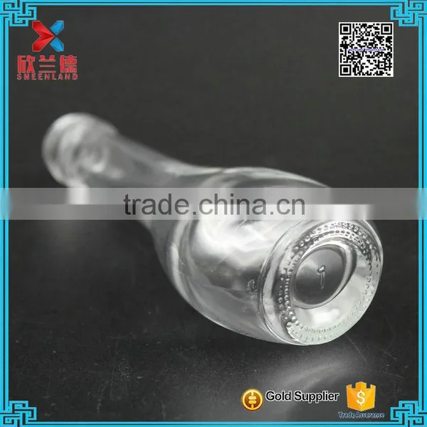 Customer Made Decorative Glass Small Wine Bottle/clear Liquor Bottle 25ml photo-2