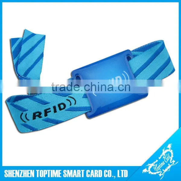 Music Festival Disposable Uhf Woven Rfid Wristband Price photo-5