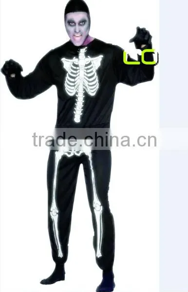 China Wholesaler Dropshipping Skeleton Adult Man Cosplay Skull Costume photo-2