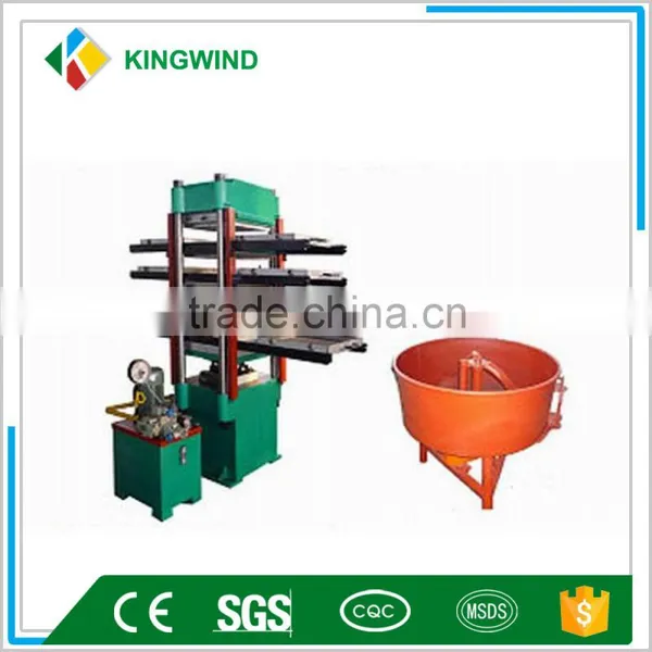 Hydraulic Rubber Floor Tiles Making Machine photo-2